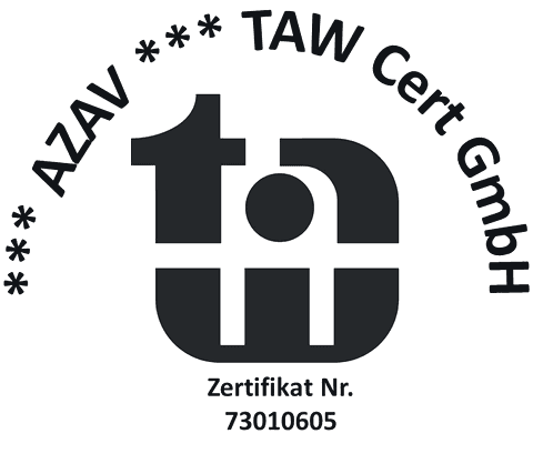 AZAV-Siegel der TAW Cert GmbH